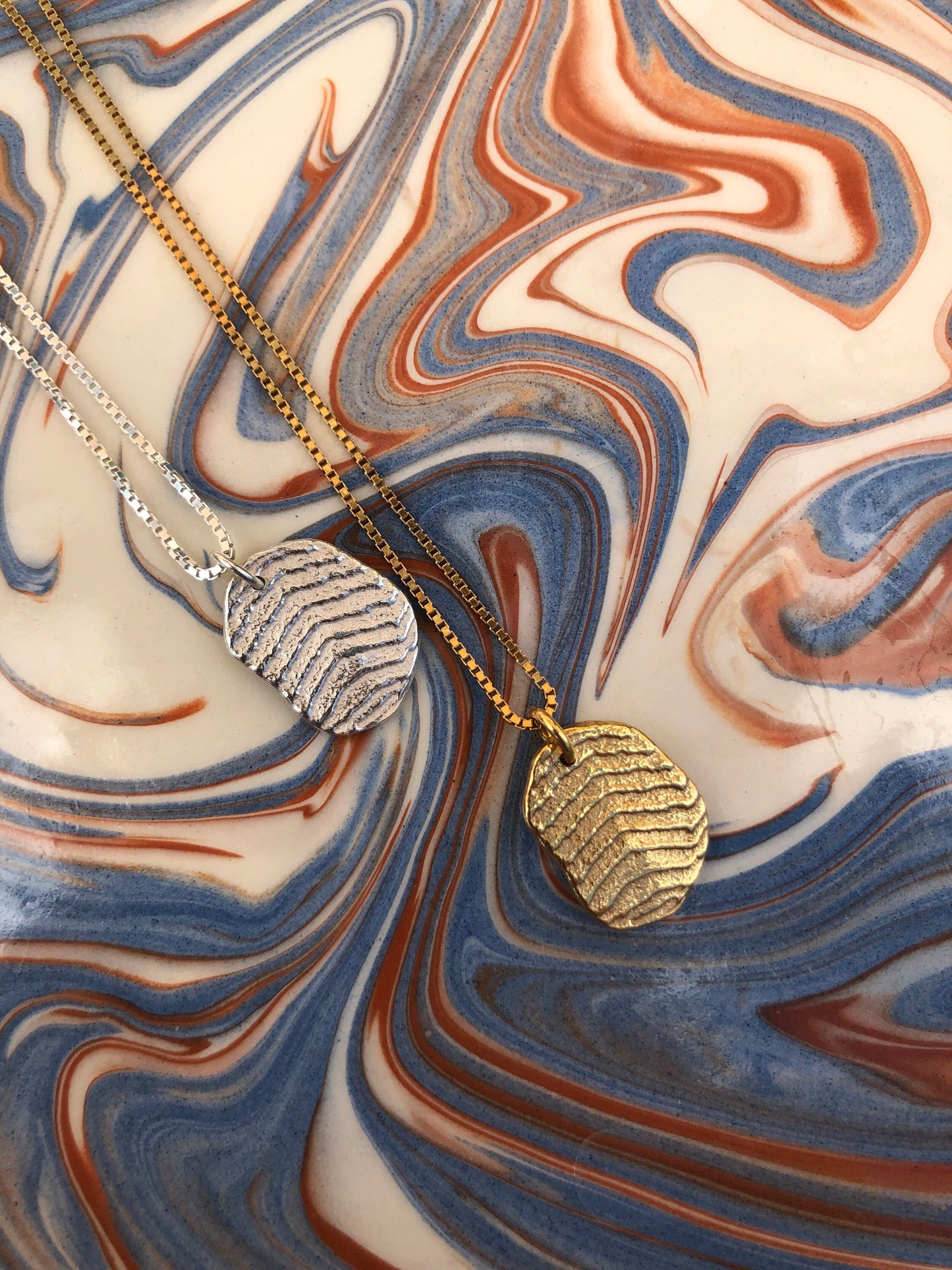 Bean Necklace - Forgyldt Sølv